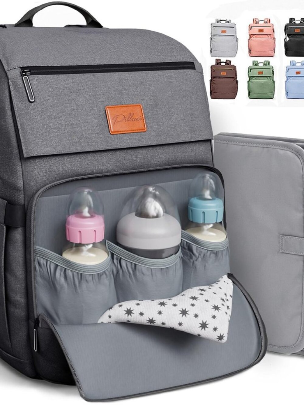 Baby Diaper Bag Backpack - Baby Bag for Girls & Boys, Large Waterproof Diaper